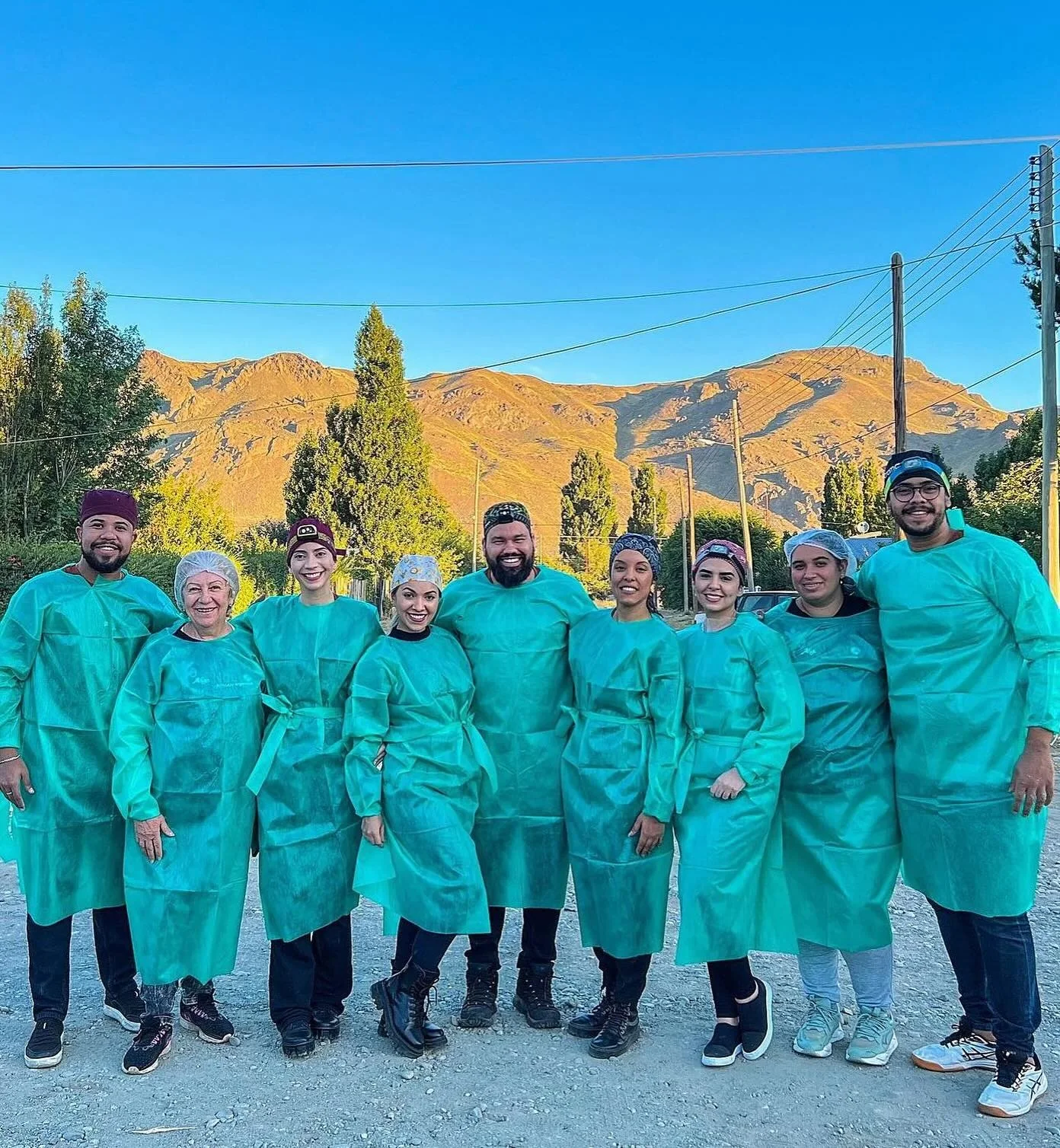 Equipe Odonto Siim em ação social ao ar livre